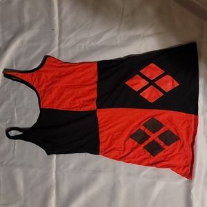 Hot Topic Harley Quinn tank dress M